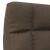 Scaun de podea pliabil, maro, material textil GartenMobel Dekor