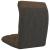 Scaun de podea pliabil, maro, material textil GartenMobel Dekor