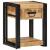 Noptiere 2 buc 40x35x50 cm lemn masiv de mango GartenMobel Dekor