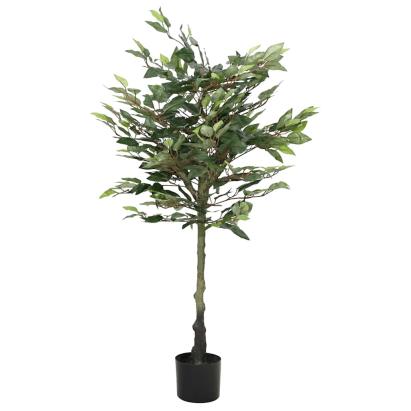 Ficus artificial 480 de frunze 130 cm verde GartenMobel Dekor