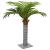Palmier artificial 6 frunze 100 cm verde GartenMobel Dekor