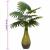Plantă artificială de palmier 9 frunze 65 cm verde GartenMobel Dekor