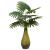 Plantă artificială de palmier 9 frunze 65 cm verde GartenMobel Dekor