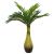 Plantă artificială de palmier 9 frunze 70 cm verde GartenMobel Dekor