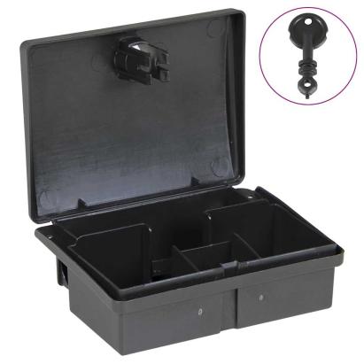 Capcane pentru șoareci 20 buc Negru 13x10x4 cm GartenMobel Dekor