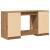 Birou de scris, stejar artizanal, 140x50x77 cm, lemn prelucrat GartenMobel Dekor