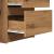 Birou de scris, stejar artizanal, 140x50x77 cm, lemn prelucrat GartenMobel Dekor