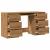 Birou de scris, stejar artizanal, 140x50x77 cm, lemn prelucrat GartenMobel Dekor
