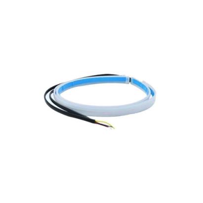 Set banda DRL LED lumina alba si semnalizare dinamica galbena 60cm 12V Cod: ZC05 Automotive TrustedCars