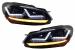 Faruri Osram LED Negre LEDriving Semnal Dinamic si Grila Centrala VW Golf 6 VI (2008-2012) R20 Design Performance AutoTuning