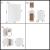 Set dulapuri de bucătărie, 11 piese, alb, PAL GartenMobel Dekor