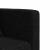 Canapea extensibilă în formă de L negru 275x140x70 cm textil GartenMobel Dekor