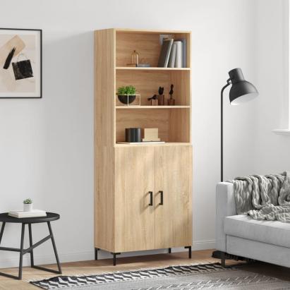Dulap înalt, stejar sonoma, 69,5x34x180 cm, lemn compozit GartenMobel Dekor