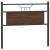 Tăblie de pat, stejar maro, 107 cm, lemn prelucrat și oțel GartenMobel Dekor