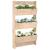 Jardinieră de perete cu 3 niveluri 60x18,5x110 cm lemn pin GartenMobel Dekor