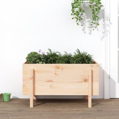 Strat înălțat de grădină, 101x50x57 cm, lemn masiv de pin GartenMobel Dekor
