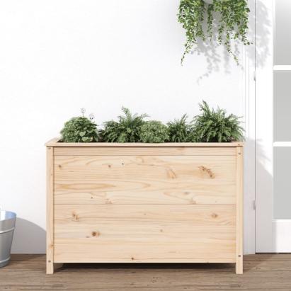 Strat înălțat de grădină, 119,5x40x78 cm, lemn masiv de pin GartenMobel Dekor
