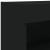 Comodă TV cu lumini LED, negru, 80x30x30 cm GartenMobel Dekor
