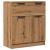 Dulap, stejar artizanal, 60x30x70 cm, lemn prelucrat GartenMobel Dekor