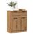 Dulap, stejar artizanal, 60x30x70 cm, lemn prelucrat GartenMobel Dekor