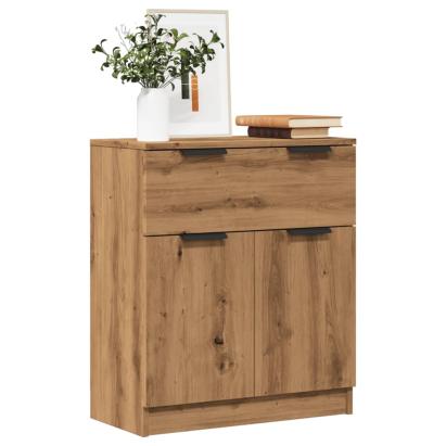 Dulap, stejar artizanal, 60x30x70 cm, lemn prelucrat GartenMobel Dekor