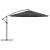 Umbrelă în consolă cu stâlp din aluminiu, 350 cm, antracit GartenMobel Dekor