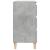 Noptieră, gri beton, 40x35x70 cm, lemn prelucrat GartenMobel Dekor