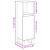 Dulap de baie, gri beton, 30x30x100 cm, lemn prelucrat GartenMobel Dekor