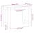 Birou, stejar sonoma,100x45x75 cm, lemn prelucrat GartenMobel Dekor