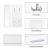 Set mobilier hol, pal, cu pantofar, cuier, oglinda, alb, 3 piese GartenVIP DiyLine