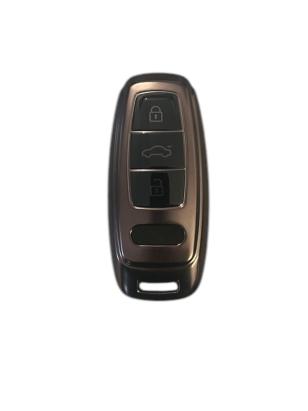 Husa Cheie Audi Q8, A8, A6 C8, SmartKey, Tpu, Gri Inchis AutoProtect KeyCars