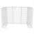 Gabion dublu îngrădire pubelă, oțel, 180 x 100 x 120 cm  GartenMobel Dekor