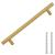 Mânere de dulap, 10 buc., auriu, 160 mm, oțel inoxidabil GartenMobel Dekor