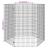 Adăpost pentru animale cu 6 panouri, 54x100 cm, fier galvanizat GartenMobel Dekor