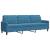 Set de canapele cu perne, 2 piese, albastru, catifea GartenMobel Dekor