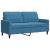Set de canapele cu perne/rulouri, 2 piese, albastru, catifea GartenMobel Dekor