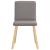 Scaune de sufragerie, 4 buc., gri taupe, material textil GartenMobel Dekor