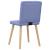 Scaune de sufragerie 4 buc țesătură Jeans Blue GartenMobel Dekor