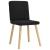 Scaune de sufragerie 6 buc. negru material textil GartenMobel Dekor
