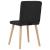 Scaune de sufragerie 6 buc. negru material textil GartenMobel Dekor