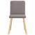 Scaune de sufragerie, 6 buc., gri taupe, material textil GartenMobel Dekor