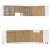 Set dulapuri bucătărie 11 piese Artisan Stejar lemn prelucrat GartenMobel Dekor