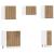 Set dulapuri bucătărie 11 piese Artisan Stejar lemn prelucrat GartenMobel Dekor
