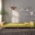Canapea extensibilă cu 2 locuri, 2 perne, verde, textil GartenMobel Dekor