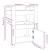 Cărucior de bucătărie gri beton 60x45x80 cm lemn prelucrat GartenMobel Dekor