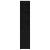 Tablou Stejar negru 37,5x35x180 cm Lemn prelucrat GartenMobel Dekor