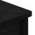 Tablou Stejar negru 37,5x35x180 cm Lemn prelucrat GartenMobel Dekor