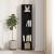 Dulap CD-uri Stejar negru 21x20x88 cm Lemn prelucrat GartenMobel Dekor