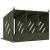 Cutie de pui cu 3 compartimente metal verde măsline GartenMobel Dekor