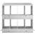 Cutie pentru pui cu 8 compartimente, metal argintiu galvanizat GartenMobel Dekor